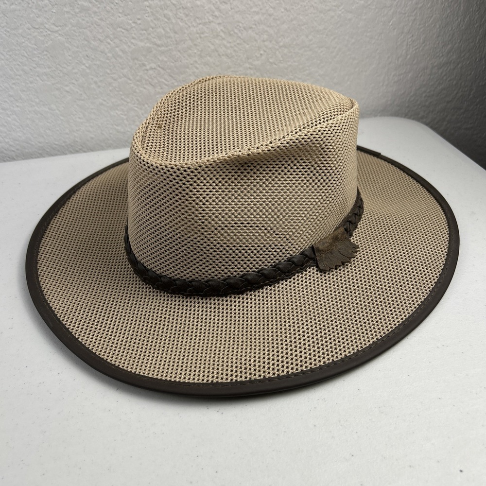 American Hat Makers Soaker by Sol Air Mesh Size M/L  SolAir  With Strap 56-57cm